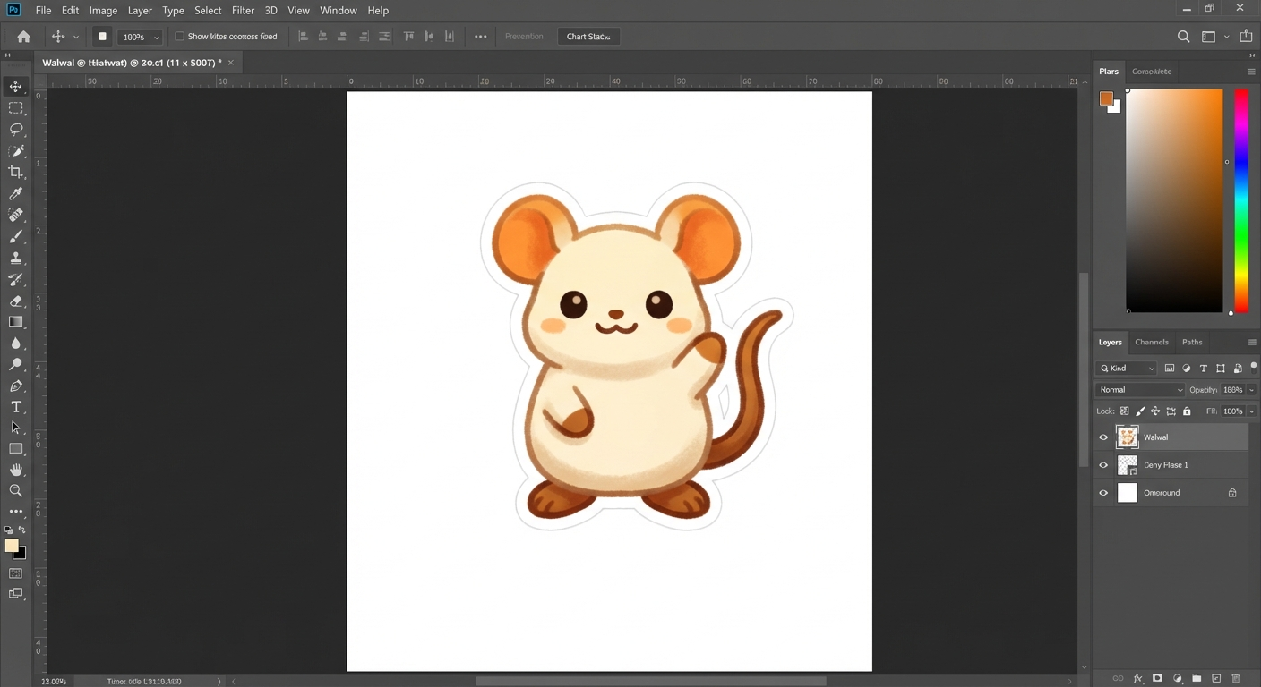 따뜻한 컬러 - 안녕