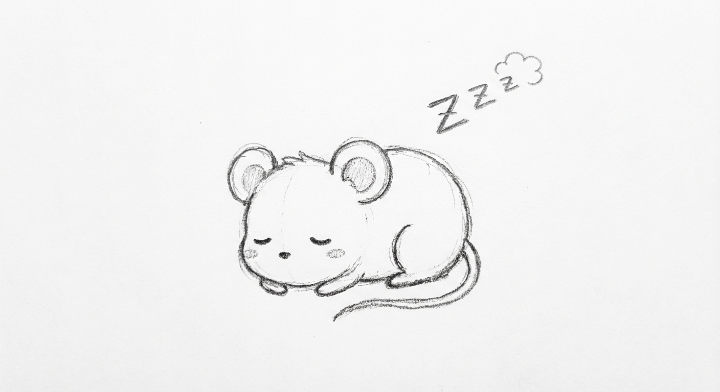 손그림 스타일 - 꿀잠